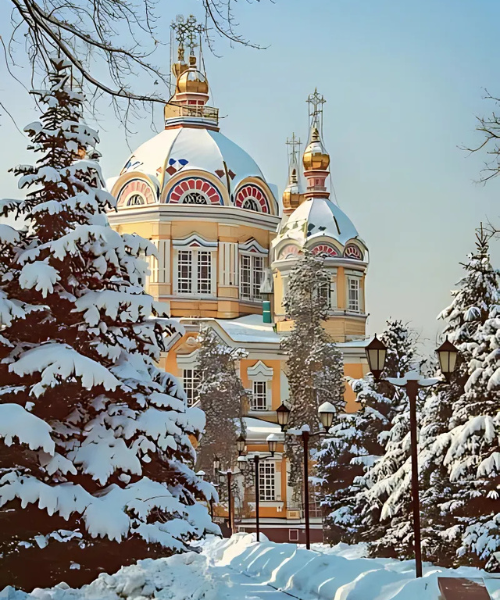 Panfilov Park and Zenkov Cathedral